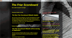 Desktop Screenshot of friarscoreboard.blogspot.com