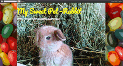 Desktop Screenshot of mysweetpet-rabbit.blogspot.com