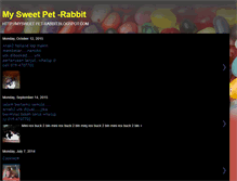 Tablet Screenshot of mysweetpet-rabbit.blogspot.com