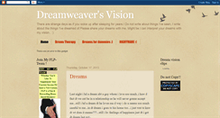 Desktop Screenshot of dreamweaver-visions.blogspot.com