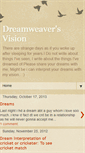 Mobile Screenshot of dreamweaver-visions.blogspot.com