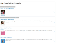 Tablet Screenshot of dafinestblackbeatz.blogspot.com