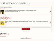 Tablet Screenshot of latierradecinedurangomexico.blogspot.com