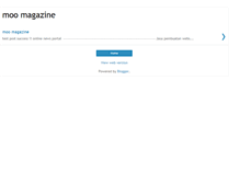 Tablet Screenshot of moo-magazine.blogspot.com