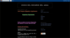 Desktop Screenshot of crisisdelagua.blogspot.com