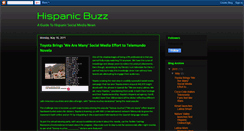 Desktop Screenshot of hispanicbuzz.blogspot.com