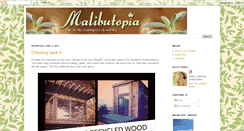 Desktop Screenshot of malibutopia.blogspot.com