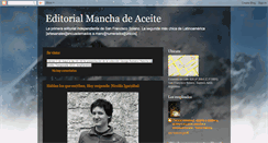 Desktop Screenshot of editorialmanchadeaceite.blogspot.com