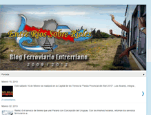 Tablet Screenshot of ferrocarrilentrerriano.blogspot.com