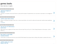 Tablet Screenshot of gomezreportbooks.blogspot.com