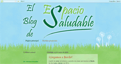 Desktop Screenshot of espaciosaludable.blogspot.com