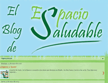 Tablet Screenshot of espaciosaludable.blogspot.com