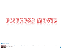 Tablet Screenshot of descargamovie.blogspot.com