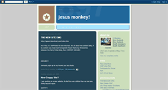 Desktop Screenshot of jesusmonkey.blogspot.com