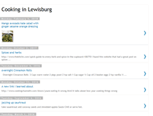 Tablet Screenshot of cookinginlewisburg.blogspot.com