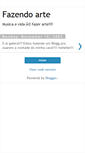 Mobile Screenshot of fazendoarte.blogspot.com