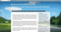 Desktop Screenshot of bigspringwatershed.blogspot.com