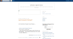 Desktop Screenshot of ipod--movies.blogspot.com