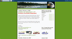 Desktop Screenshot of oldhickorylakefishingreports.blogspot.com
