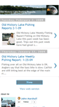 Mobile Screenshot of oldhickorylakefishingreports.blogspot.com