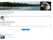 Tablet Screenshot of oldhickorylakefishingreports.blogspot.com