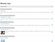 Tablet Screenshot of beautysays.blogspot.com