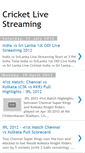 Mobile Screenshot of ecricketlivestreaming.blogspot.com