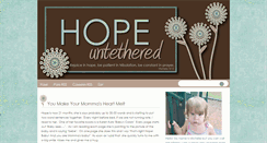 Desktop Screenshot of hopeuntethered.blogspot.com