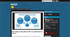 Desktop Screenshot of abhijit-kumar-ray.blogspot.com