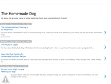 Tablet Screenshot of homemadedog.blogspot.com