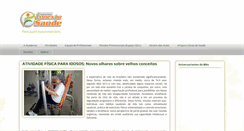 Desktop Screenshot of conexaosaudeacademia.blogspot.com