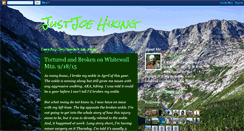 Desktop Screenshot of justjoehiking.blogspot.com