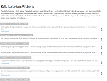 Tablet Screenshot of latvianmittens.blogspot.com