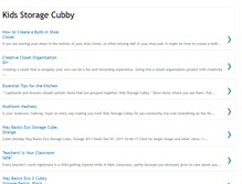 Tablet Screenshot of kidsstoragecubbyz.blogspot.com