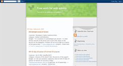 Desktop Screenshot of freeworkwebadmin.blogspot.com