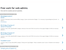 Tablet Screenshot of freeworkwebadmin.blogspot.com