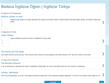 Tablet Screenshot of ingilizce-ogrenelim.blogspot.com