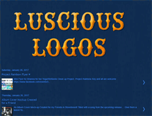 Tablet Screenshot of lusciouslogos.blogspot.com