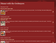 Tablet Screenshot of dinnerwiththegrobmyers.blogspot.com