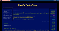 Desktop Screenshot of creatzyphysicsnotes.blogspot.com