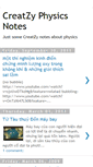 Mobile Screenshot of creatzyphysicsnotes.blogspot.com