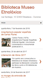 Mobile Screenshot of bibliotecamuseoetnoloxico.blogspot.com