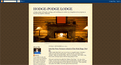 Desktop Screenshot of hodge-podgelodge.blogspot.com