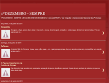 Tablet Screenshot of 1dezembroemfrente.blogspot.com