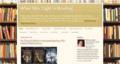 Desktop Screenshot of mrslightreads.blogspot.com