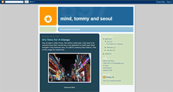 Desktop Screenshot of mindtommyandseoul.blogspot.com