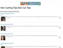 Tablet Screenshot of haircuttingtips1.blogspot.com