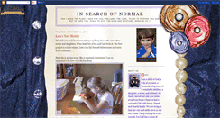 Desktop Screenshot of insearchofnormal.blogspot.com