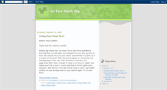 Desktop Screenshot of airfarewatchdog.blogspot.com
