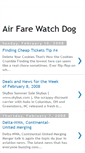Mobile Screenshot of airfarewatchdog.blogspot.com